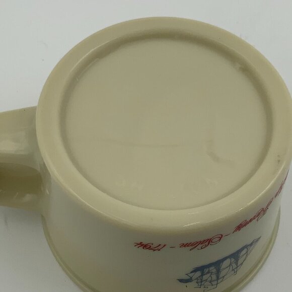Vintage Old Spice Shaving Mug Milk Glass Style Shulton #3 Made in Belgium - Picture 2 of 9